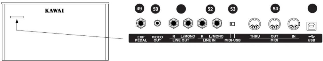 KAWAI CP155 - Piano Pedal - 1