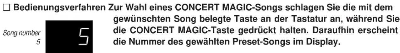 KAWAI CN380 - WAHL EINES CONCERT MAGIC-SONGS - 1
