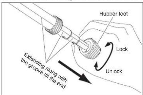 Velbon Ultra 555 - Identification of main parts - 10
