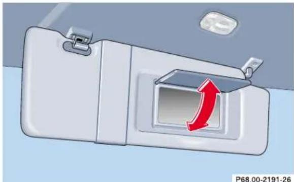 Mercedes-Benz CLK Coupe (2001) - Entrance lamps, exit lamps in doors - 3