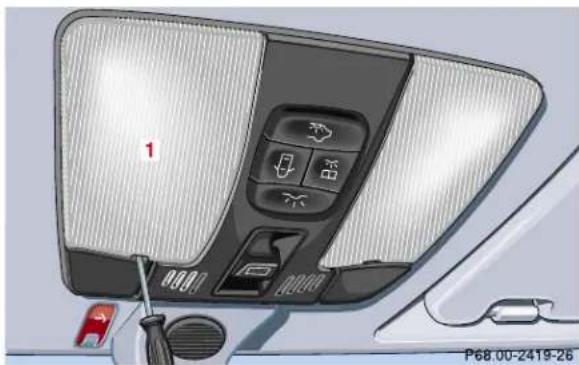 Mercedes-Benz CLK Coupe (2001) - Synchronizing remote control - 1