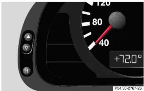 Mercedes-Benz CLK Coupe (2001) - Display illumination - 1