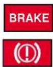 Mercedes-Benz CLK Coupe (2001) - Brake warning lamp - 1