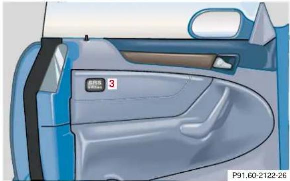 Mercedes-Benz CLK Coupe (2001) - 68Restraint systems - 1