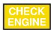 Mercedes-Benz CLK Coupe (2001) - Check engine malfunction indicator lamp - 1