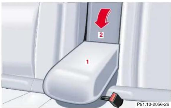 Mercedes-Benz CLK Coupe (2001) - Erasing the remote control memory: - 1