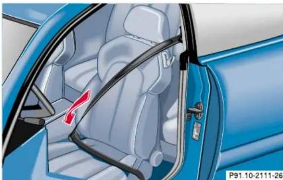 Mercedes-Benz CLK Coupe (2001) - 60Restraint systems - 2