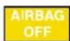 Mercedes-Benz CLK Coupe (2001) - Function indicator lamp on the center console - 1