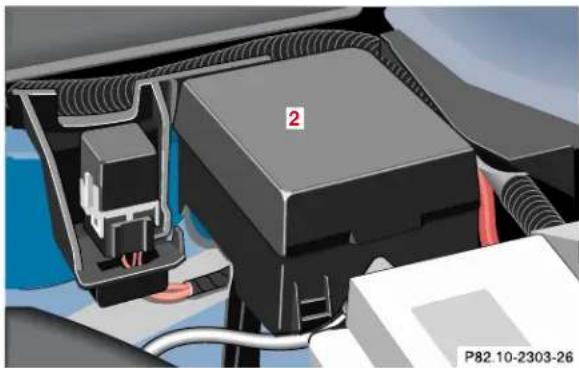 Mercedes-Benz CLK Coupe (2001) - Fuses - 2
