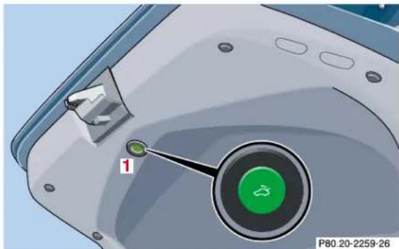 Mercedes-Benz CLK Coupe (2001) - Trunk lid emergency release - 1