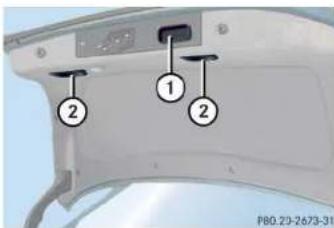 Mercedes-Benz CLK Coupe (2005) - Locking and unlocking - 1