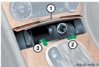 Mercedes-Benz CLK Coupe (2005) - Ashtrays - 1