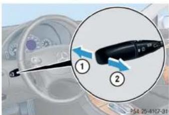 Mercedes-Benz CLK Coupe (2005) - High beam - 1