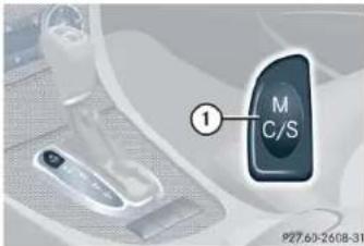 Mercedes-Benz CLK Coupe (2005) - Automatic transmission - 1
