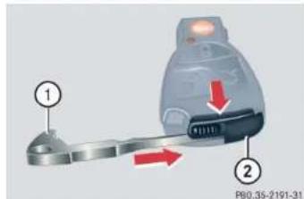 Mercedes-Benz CLK Coupe (2005) - SmartKey - 1