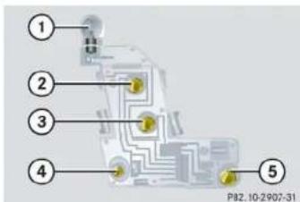 Mercedes-Benz CLK Coupe (2005) - Tail lamp unit - 2
