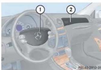 Mercedes-Benz CLK Coupe (2005) - Occupant safety - 1