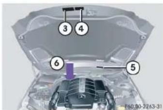 Mercedes-Benz CLK Coupe (2005) - Identification labels - 3