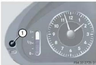 Mercedes-Benz CLK Coupe (2005) - Instrument cluster - 1