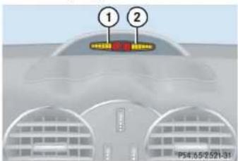 Mercedes-Benz CLK Coupe (2005) - Warning indicators - 1