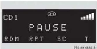 Mercedes-Benz CLK Coupe (2005) - Pause function - 1