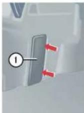 Mercedes-Benz CLK Coupe (2005) - Fuse box in trunk - 1