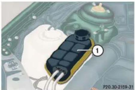 Mercedes-Benz CL-Class (2003) - Engine compartment - 1
