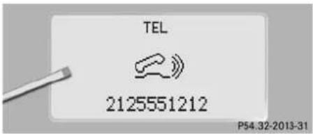 Mercedes-Benz CL-Class (2003) - Answering a call - 1