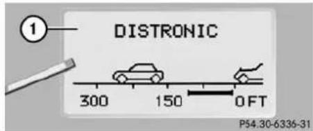 Mercedes-Benz CL-Class (2003) - Distronic activated - 1