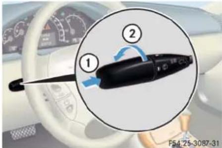 Mercedes-Benz CL-Class (2003) - Windshield wipers - 1
