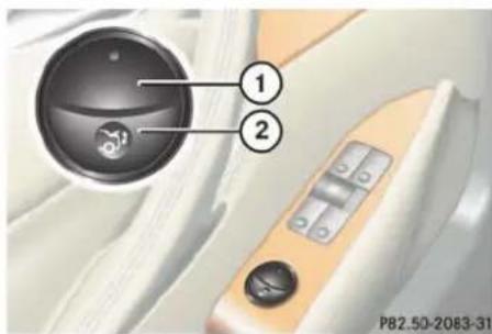 Mercedes-Benz CL-Class (2003) - Trunk lid opening/closing system\* - 1