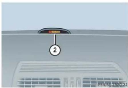 Mercedes-Benz CL-Class (2003) - Warning indicators - 2