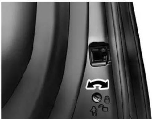 RAM 3500 (2015) - Child-Protection Door Lock - 2