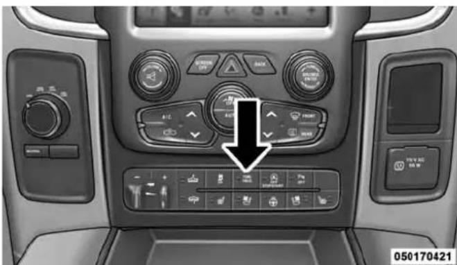 Control panel of a vehicle showing air condition meters and function buttons with Chinese labels