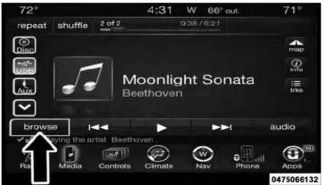 72° 4:31 W 66° out. 71° repeat shuffle 2 of 2 0:38 / 6:21 Moonlight Sonata Beethoven disc map info trks use Aux browse audio Raz Media Controls Climate Nav Phone Apps 0475066132