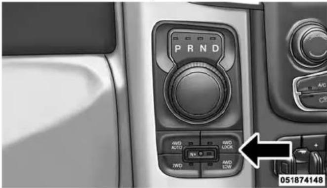 PRND 4WD AUTO 4WD LOCK 2WD 4WD LOW 051874148