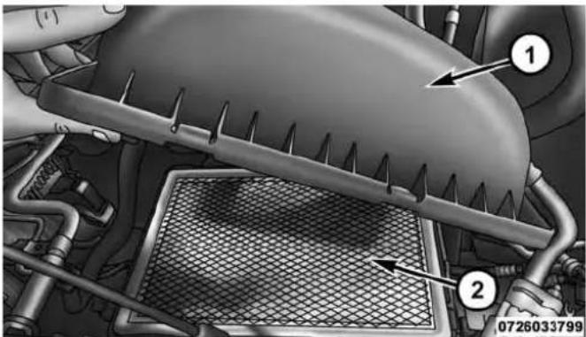 Technical diagram of an engine cylinder with labeled parts and pipe connections