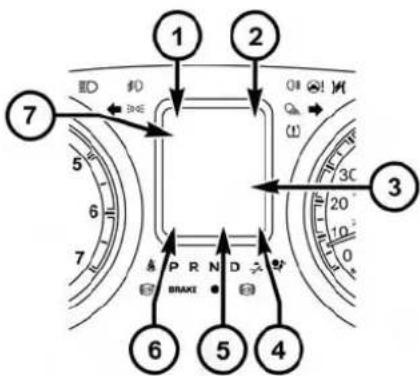 RAM 3500 (2015) - Electronic Vehicle Information Center (EVIC) Displays — 3.5" Display - 1