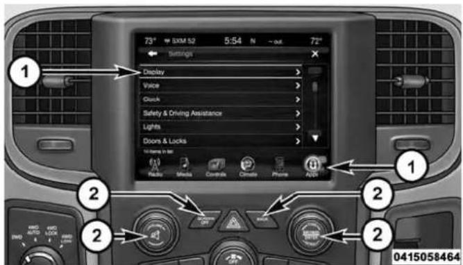 73° L10M 52 5:54 N out. 72° Settings Display Voice Chuck Safety & Driving Assistance Lights Doors & Locks No. of them in the Radio Media Controls Climate Phone APP1 1 2 2 2 2 0415058464
