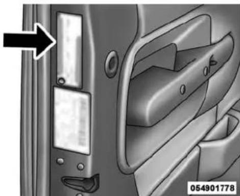 RAM 2500 (2015) - Tire Loading And Tire Pressure - 1