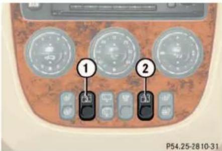 Mercedes-Benz ML-Class (2003) - Rear quarter windows\* - 1