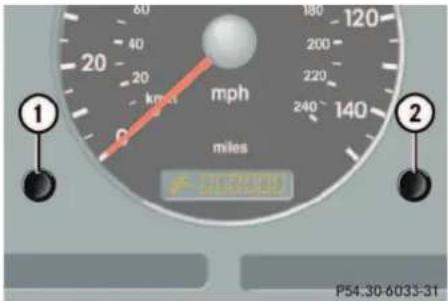 Mercedes-Benz ML-Class (2003) - Instrument cluster - 1