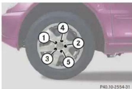 Mercedes-Benz ML-Class (2003) - Lowering the vehicle - 1