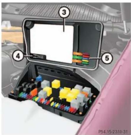 Mercedes-Benz ML-Class (2003) - Removing/installing cover - 1