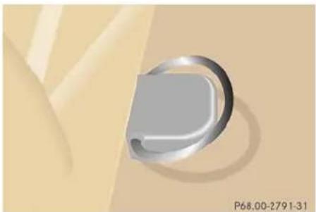 Mercedes-Benz ML-Class (2003) - Cargo tie-down rings - 1