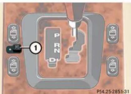 Mercedes-Benz ML-Class (2003) - Blocking of rear door window operation - 1