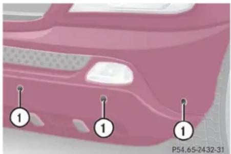 Mercedes-Benz ML-Class (2003) - Headlamps, tail lamps, turn signal lenses - 1