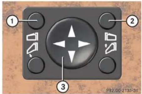 Mercedes-Benz ML-Class (2003) - Activating parking position - 1