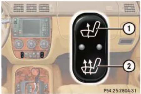 Mercedes-Benz ML-Class (2003) - Seat heater\* - 1