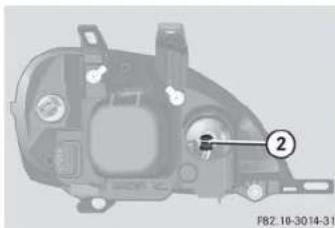 Mercedes-Benz M-Class (2004) - Replacing bulbs - 2